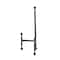 Set of 3" Black Metal Modern Easel, 12", 10", 8"
